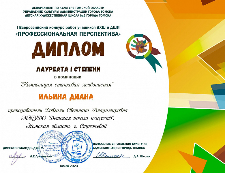 Профессиональная перспектива 2023
